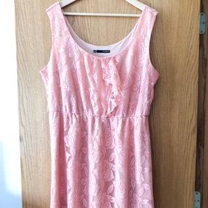 Knee length lace summer dress